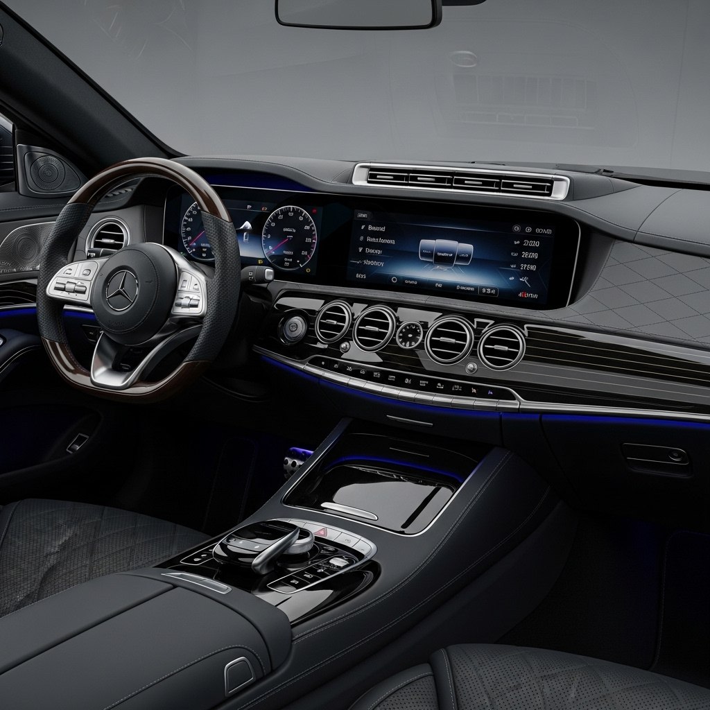 Mercedes cabin view